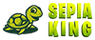 Sepia-King-Logo-Schildkröte-und-Sepia-King-Schriftzug
