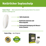 Sepia-King® Sepiaschalen Bruch in Premium Qualität - 100% Natürlich