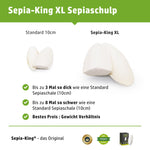 Sepia-King® XL Premium Sepiaschalen - 3er Pack - Extra dick