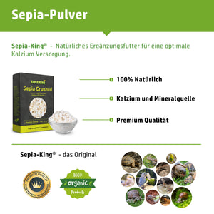 Sepia-King® Sepiaschalen Bruch in Premium Qualität - 100% Natürlich