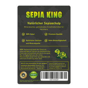 Sepia-King® Box 25 Sepiaschalen, Größe: 7-9cm | stabile Aufbewahrungsbox